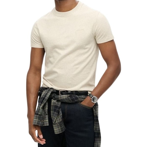 T-paita Superdry Vintage Logo Beige Mies Beige S