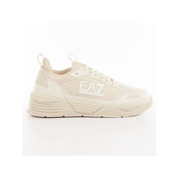 Sneakers med mesh-overdel - Ea7 - Herre - Beige - Snørebånd - Flade