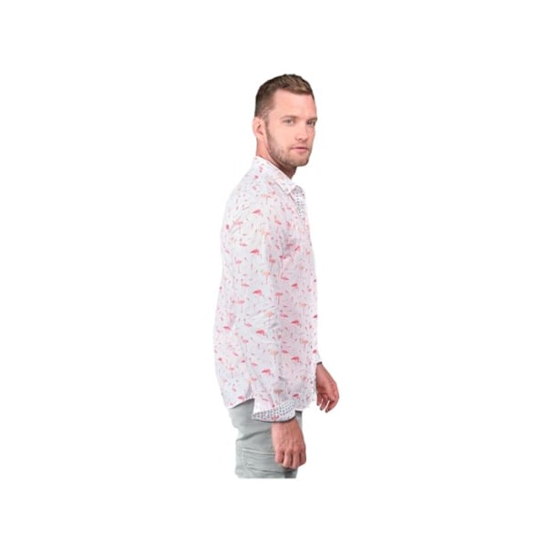 Chemise Le Temps Des Cerises Herr Flamas Vit Bomull Vit jag