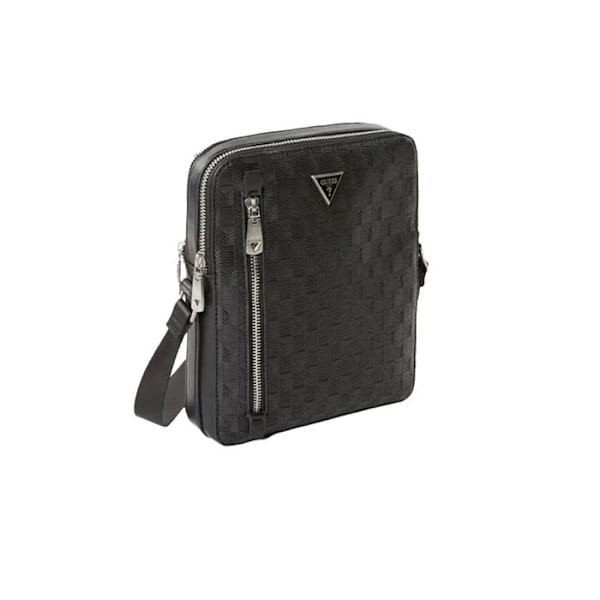 Dubbellagd väska - Guess - Torino - Polyuretan - Svart - 19,5x24x4,5 cm svart