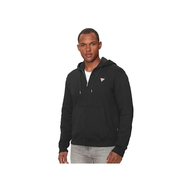 Sweat Guess Mand Triangle G Sort Coton Svart M
