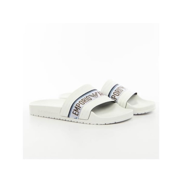 Claquette Emporio Armani Mies Kotka Valkoinen Polyuretaani