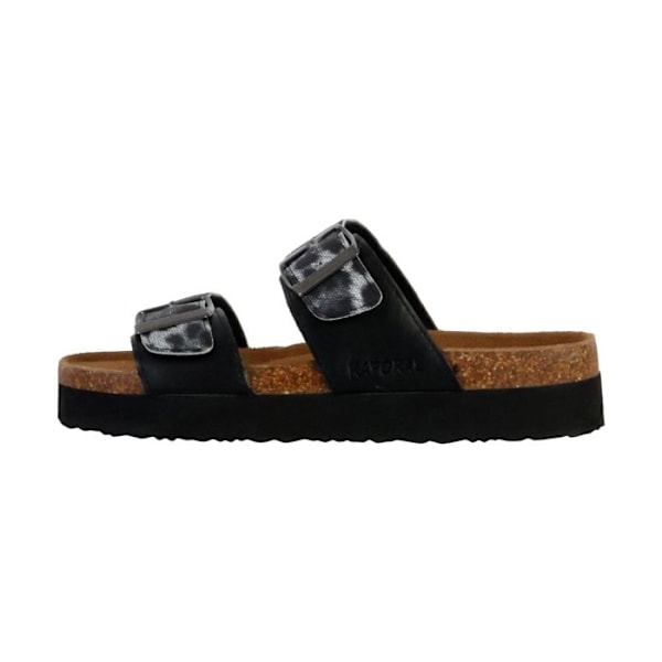 Mule-levyt Cuir Solinea - Musta sort 36