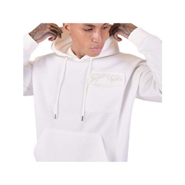 Oversize hoodie med lomme - PROJECT X PARIS - Herre - Hvid - Lange ærmer - Hætte. Vit XL