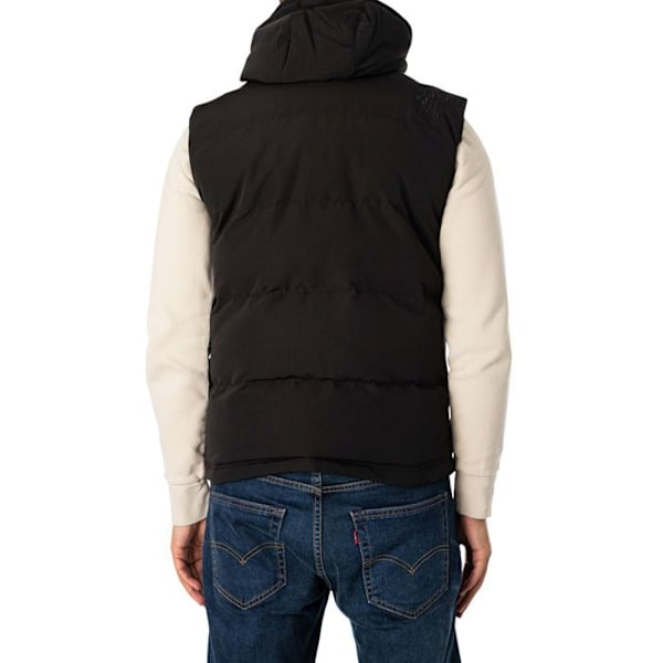 Doudoune SUPERDRY Everest med hætte 12A - Herre - Sort - Lynlås Svart jag