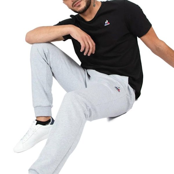 T-shirt - Le coq sportif - ESSENTIELS - Sort - Korte ærmer - 100% bomuld Svart XS