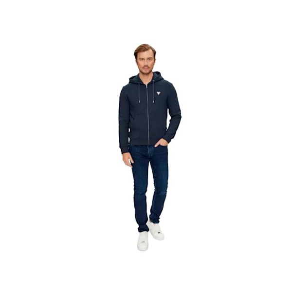 Slim hoodie med mini triangel från Guess vag hav XL
