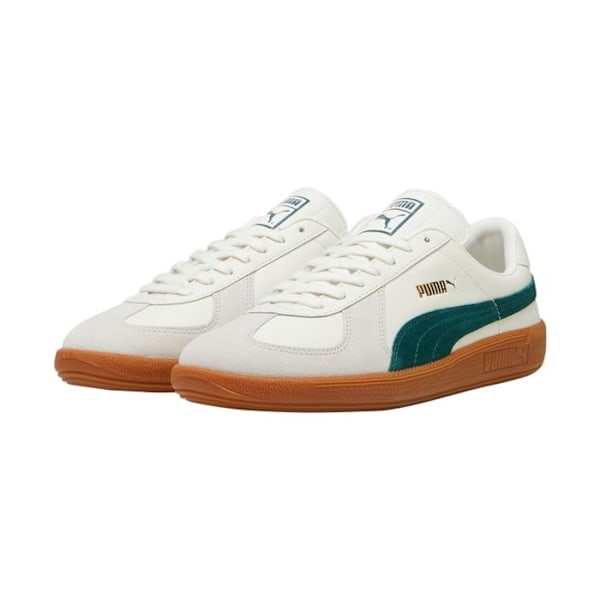 PUMA Army Trainer, Unisex-kengät Varm Hvid Mørk Myrtel 41