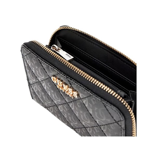 GUESS Portmonnäie svart för kvinnor - Laurel SLG Medium Zip Around Wallet M 290496 svart