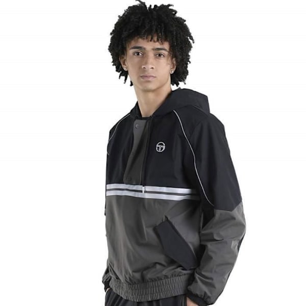 Väst Sergio Tacchini Herr Netem Svart Polyester Svart M