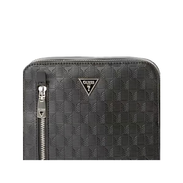 Dubbellagd väska - Guess - Torino - Polyuretan - Svart - 19,5x24x4,5 cm svart