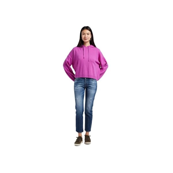 Jeans mor 7/8-del ødelagt kvinde Le Temps des cerises Bambino 400/17 Blå 26