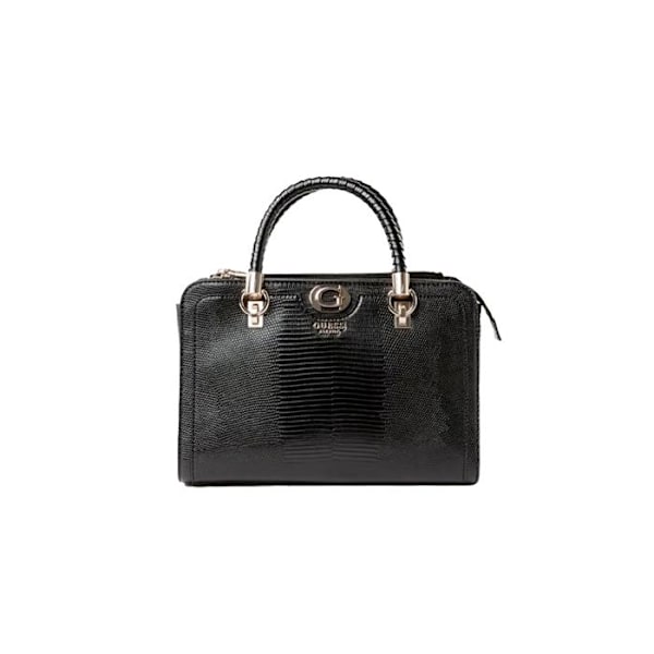 Käsilaukku - GUESS - Orlina Society Satchel - Musta - 29x19,5x9 cm - 100% polyuretaani svart