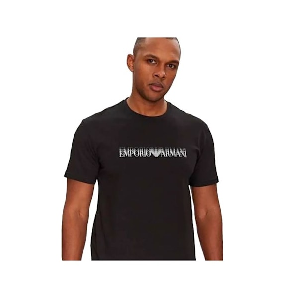 T-paita Emporio Armani Mies kotka Musta Synteettinen Svart XL