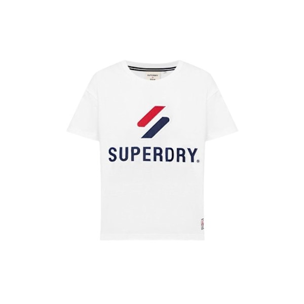 T-shirt Superdry Sportstyle Classic Hvid Dame Vit M