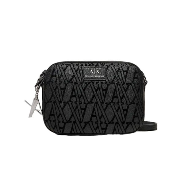 Sac bandoulière Armani Exchange Dame Unlimited Sort Simili Læder Svart
