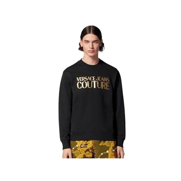 Sweat Versace Homme Couture Noir Coton Svart S