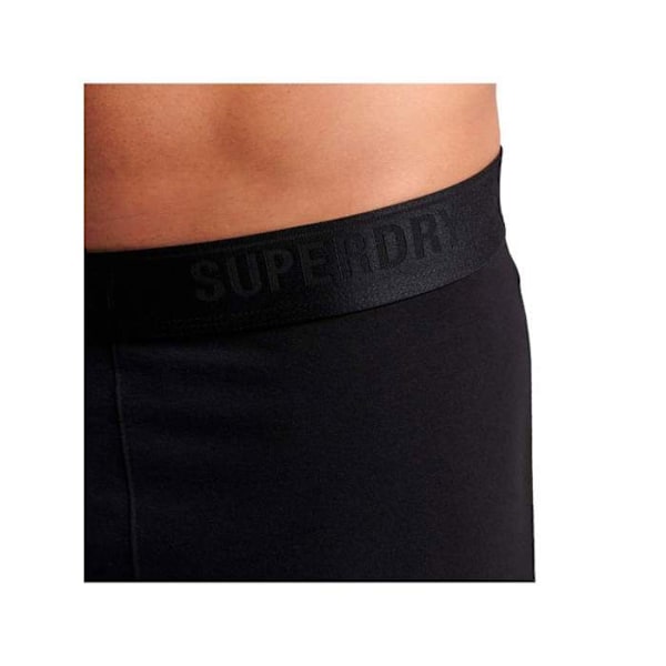 Superdry boxershorts - Paket med 3 - Ekologisk bomull - Elastiskt midjeband - Exceptionell komfort Svart/grå/vit XXL
