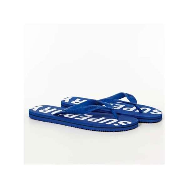 Tong Superdry Mand Code essentiel Bleu Caoutchouc Blå