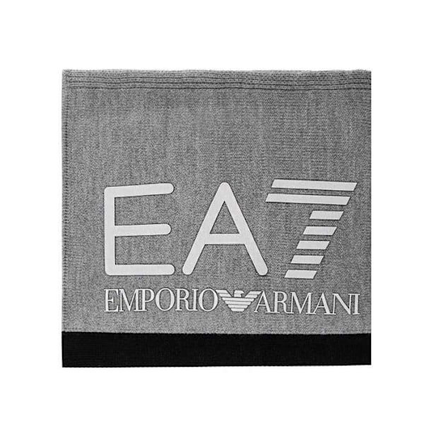 Echarpe EA7 Mand til mænd Originalt logo relief Grå Syntetisk Grå