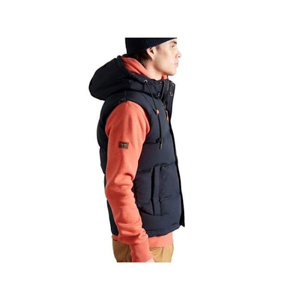 Doudoune uden ærmer Everest - SUPERDRY - Mand - Blå - Lynlås og trykknapper ECLIPSE NAVY S