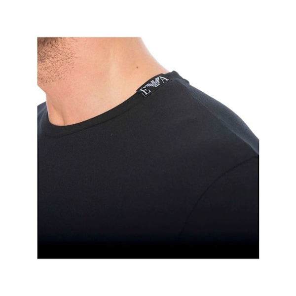 T-paita Emporio Armani Mies Kotka Piquet Musta Synteettinen Svart M