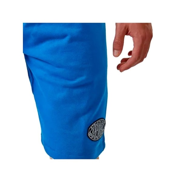 Korta joggingshorts blå Herr BULLY - KAPORAL - Elastisk midja - Sidofickor - Bakficka Blå S