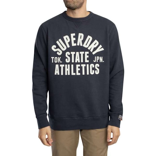 Essentiel Athlétique Sweatshirt - Superdry Blå jag