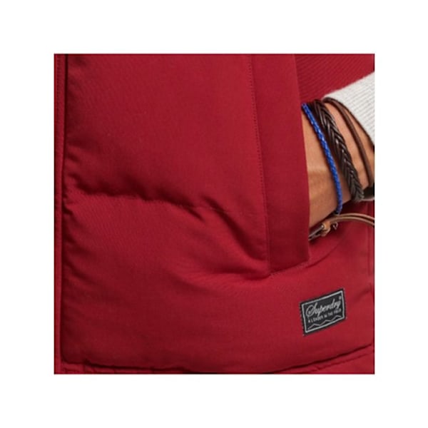 Superdry Naisille Everest Punainen Polyesteri Takki Röd XS