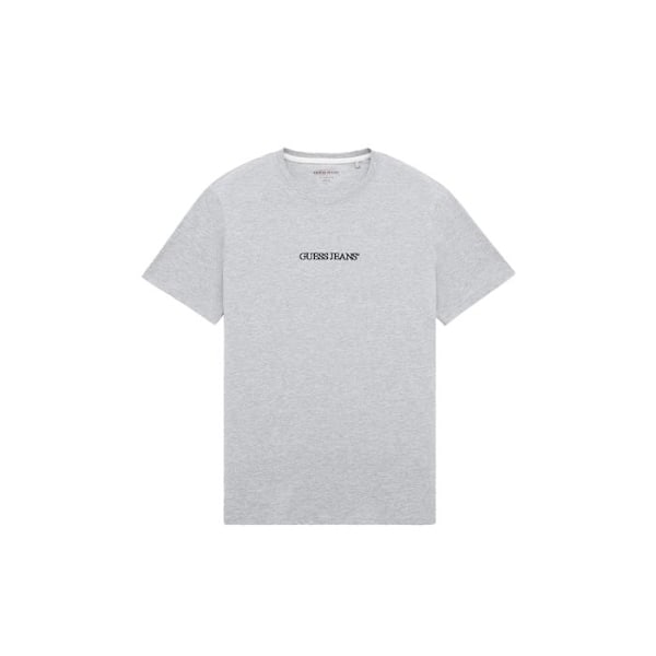 T-shirt slim logotyp broderad Guess gj medelgrå hed XXL