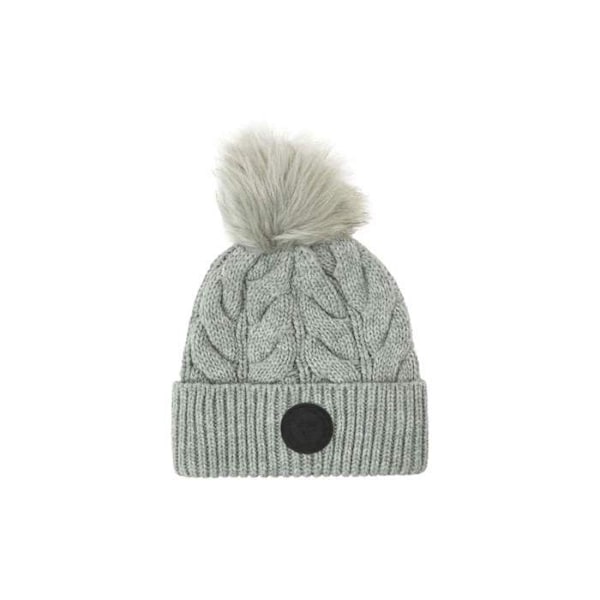 Bonnetin Arvaus Nainen pompon Harmaa Villa Grå jag