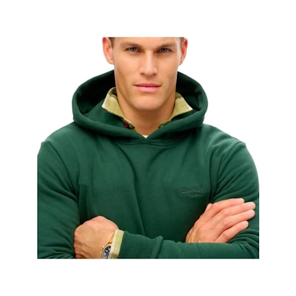 Sweat Superdry Man Essential Grön Bomull Grön jag