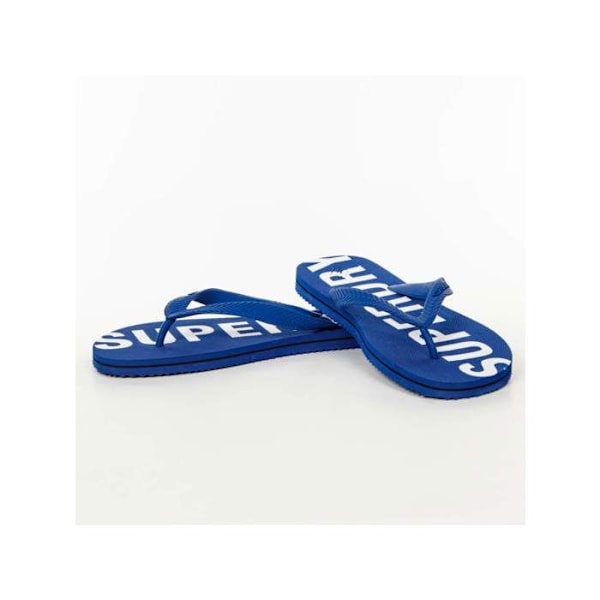 Tong Superdry Mand Code essentiel Bleu Caoutchouc Blå
