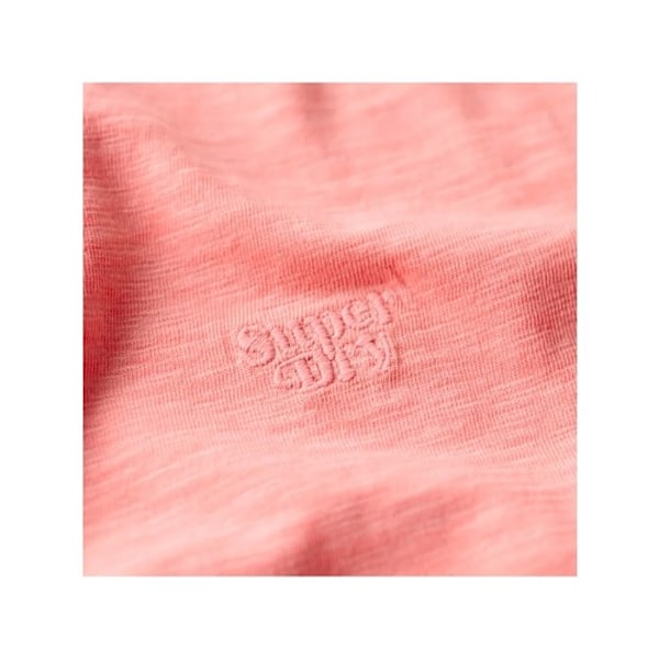 T-shirt Superdry Dame Oversize Lyserød Bomuld Rosa S