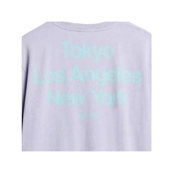 T-paita Superdry Miehet Core Logo City Violetti Puuvilla Lila XL
