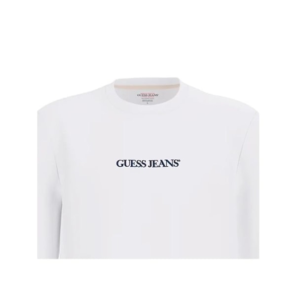 T-shirt Guess Herr GJ Reg Broderad Vit Ekologisk bomull Vit jag