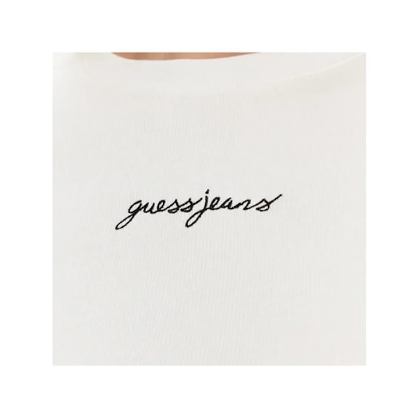 T-paita Guess Naisille GJ Essentials Valkoinen Puuvilla Vit XS