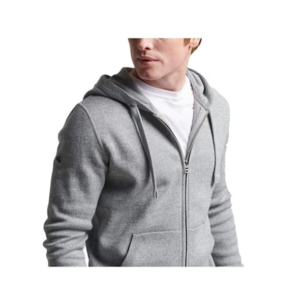 Sweat Superdry Herr Stil grå Bomull Grå S