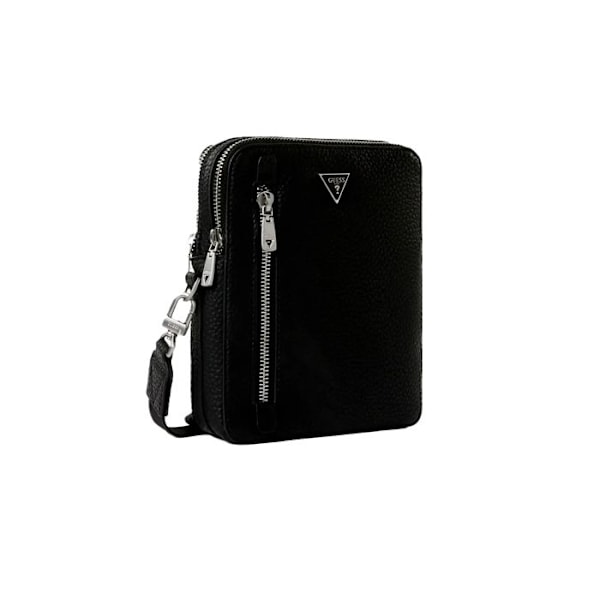 GUESS Skuldertaske i sort til mænd - Torino Double Zip XBody med Vertikal Lynlås 300566 svart