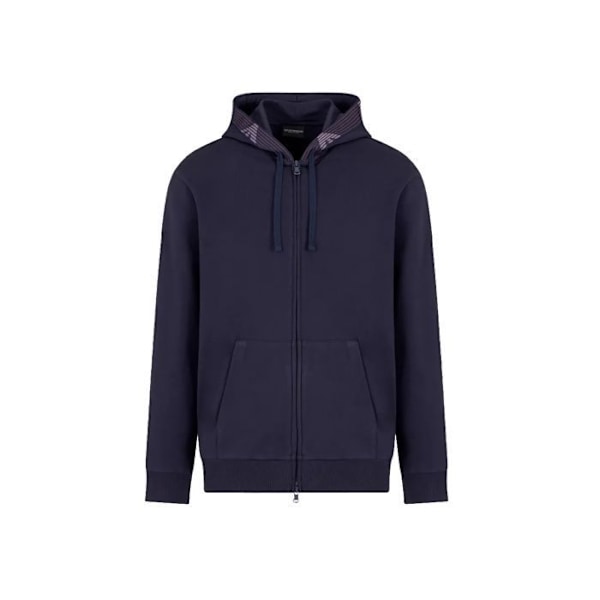 Sweat Emporio Armani Homme Ligne Aigle Bleu Coton - M