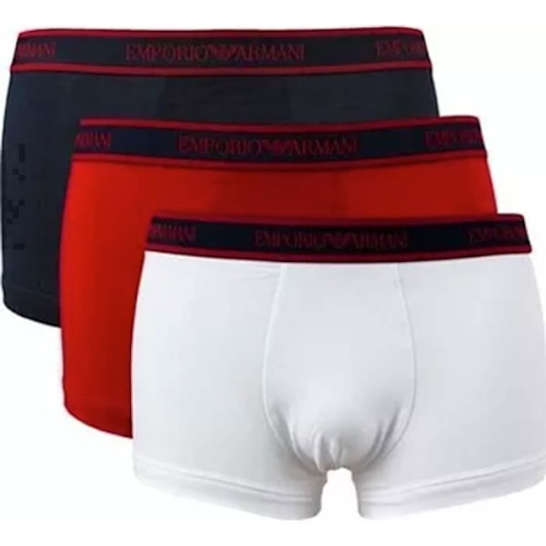 Boxer Emporio Armani Herrar Paket x3 oändligt logotyp Multicolor Bomull Flerfärgad M