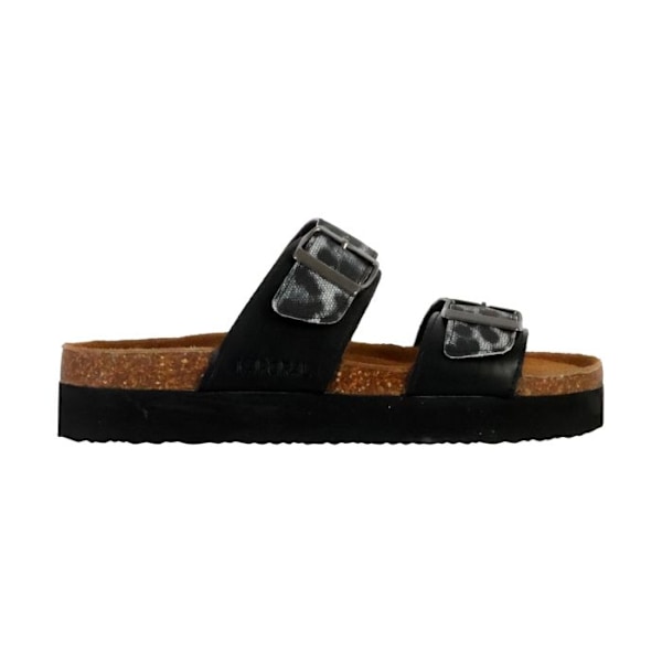 Mule-levyt Cuir Solinea - Musta sort 36