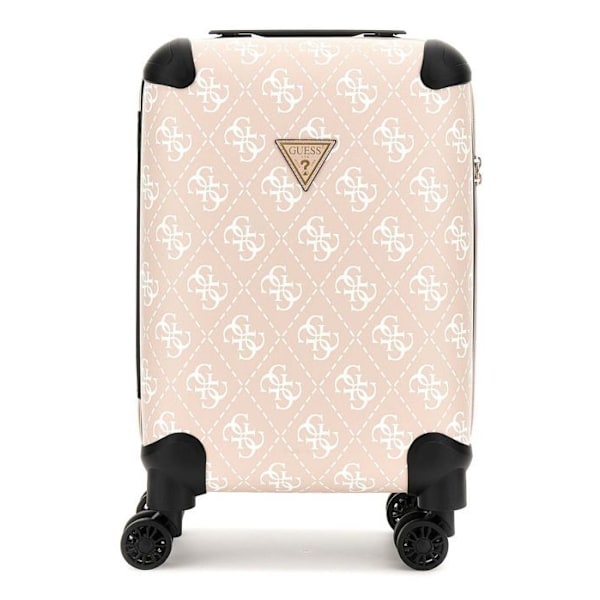 GUESS Beige vitväska för kvinnor - 22 IN 8-HJULIG Exp. M Sand Logotyp 294624 beige, vit