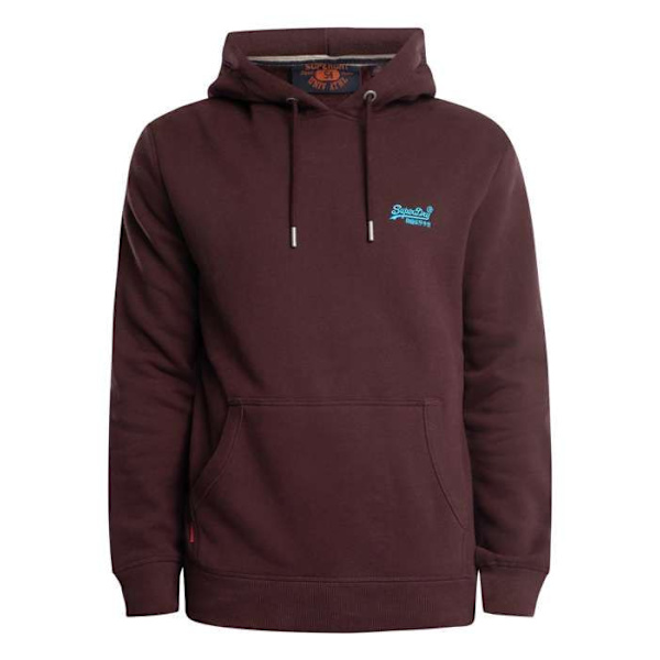 Huppari, jossa Essentiel-logo - Superdry - Mies - Punainen Röd S