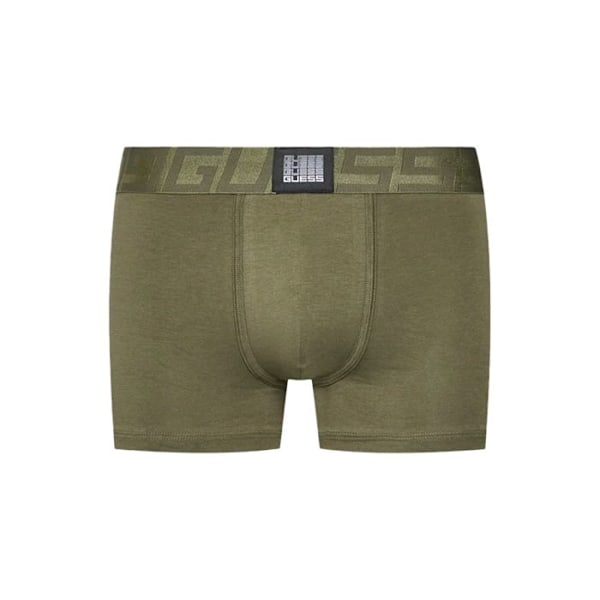 Boxerit Guess Mies Pakkaus x3 monivärinen G Kaki Puuvilla Kaki M