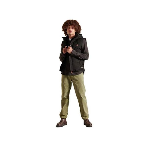 Doudoune - SUPERDRY - M5011146A 02A - Sort - Lynlås - Voksen Svart S