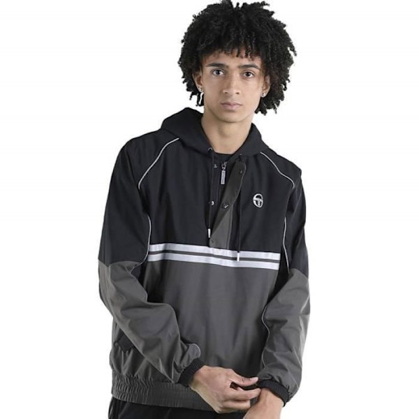 Väst Sergio Tacchini Herr Netem Svart Polyester Svart M