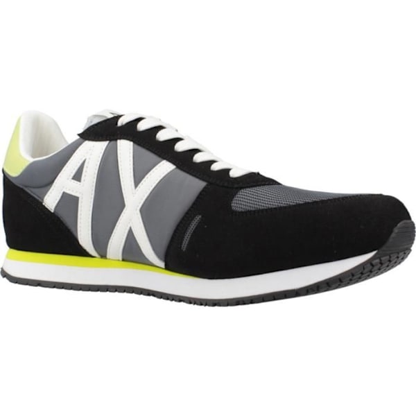 Basket Armani Exchange SNEAKER - Musta ja harmaa - Mies Sortgrå 44