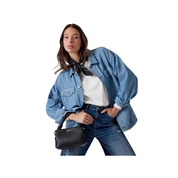 Handväska - GUESS - Sansa Top Handle Crossbody-väska - Svart - 100% polyuretan - 23x14.5x9.5 cm svart