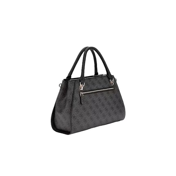 GUESS Naisten tummanharmaa käsilaukku - Noelle Girlfriend Satchel Coal Logo 290831 antracit, svart